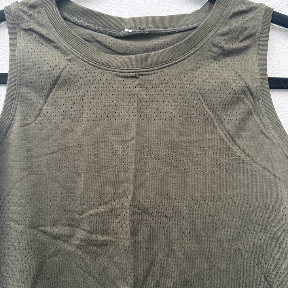Lululemon Muscle Tank, Dark Olive, 6 - Picture 3 of 3